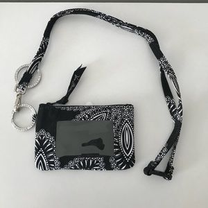 Vera Bradley Zip ID and Breakaway Lanyard